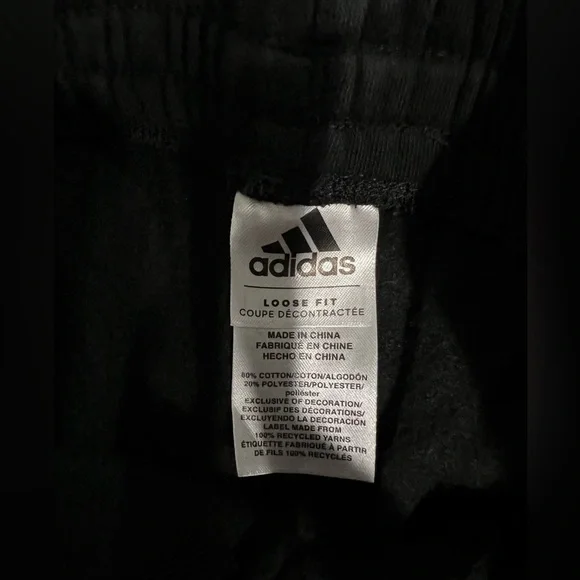 Kids boys girls black ADIDAS sweats youth loose XL Y pink blue green yellow - Picture 5 of 9